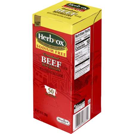 HERB OX Herb Ox Sodium Free Instant Beef Broth, PK300 23371